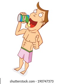 drinking healthy milk