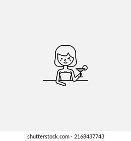 Drinking icon sign vector,Symbol, logo illustration for web and mobile