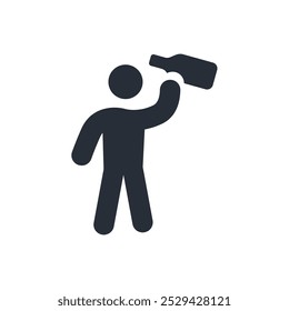 drinking icon. vector.Editable stroke.linear style sign for use web design,logo.Symbol illustration.