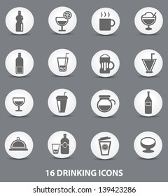 Drinking icons,vector