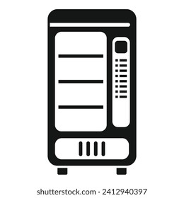 Drinking machine supply icon simple vector. Food snack. Drink bottle selling