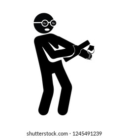 Drinking man icon