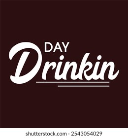 "Drinking T-shirt" designs are popular and often feature humorous, celebratory, or lifestyle-oriented graphics related to beverages like coffee, tea, beer, wine, or cocktails.