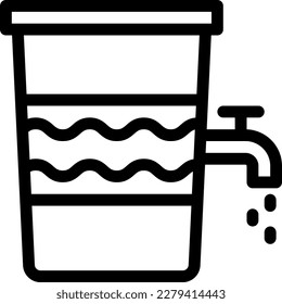 drinking   Vector illustration on a transparent background. Premium quality symmbols. Thin line vector icons for concept and graphic design.