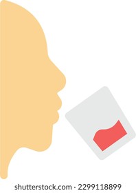Trinken von Vektorgrafik auf transparentem Hintergrund. Hochwertige Symbole. Zeilenfarbige Vektorsymbole für Konzept und Grafikdesign. 
