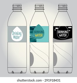 drinking water bottle