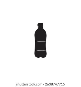 drinking water bottle silhouette illustration of a bottle that is easy to carry for traveling