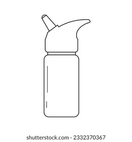 Drinking water bottles icon vector illustration template design