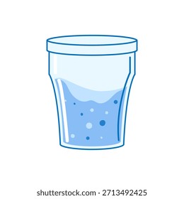 Trinkwasser aus einem klaren Glas zu hydrieren und erfrischen, symbolisiert sauberes Leben, Vitalität und tägliches Wohlbefinden für eine gesunde, ausgewogene Lebensweise