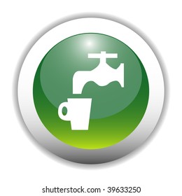 Drinking Water - Faucet Sign Button