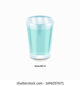 drinking water in a glass, glass. drink