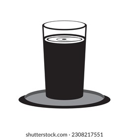 drinking water glass icon vector illustration symbol design