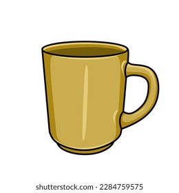 drinking water glass vector illustration image