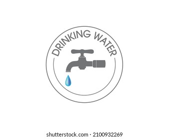 drinking water icon icon vector illustration 