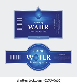 Drinking Water Label 