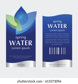 Drinking Water Label 