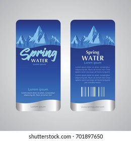 Drinking Water Label