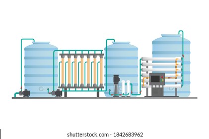 planta de agua potable, tratamiento del agua