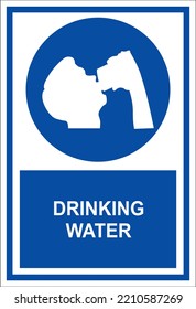 DRINKING WATER SAFETY SIGN DESIGN