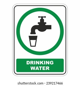 Drinking Water Sign