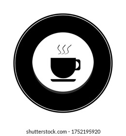 Señal de zona de bebida, pegatina de tienda de café