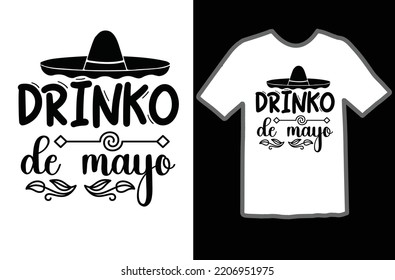 Drinko de mayo svg design