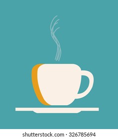 Drinks and beverages concepts, Coffee icon, editable vector design