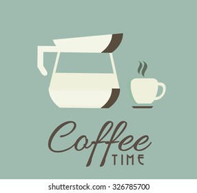 Drinks and beverages concepts, Coffee icon, editable vector design