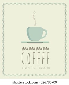 Drinks and beverages concepts, Coffee icon, editable vector design
