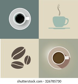 Drinks and beverages concepts, Coffee icon, editable vector design