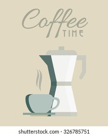 Drinks and beverages concepts, Coffee icon, editable vector design