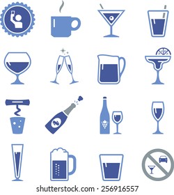 Drinks and beverages icons