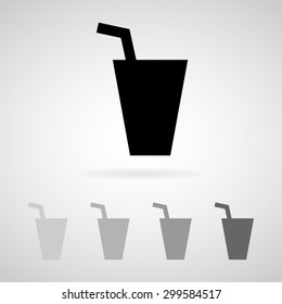 drinks & beverages icons set great for any use. Vector EPS10.