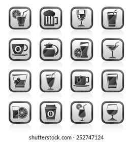 drinks and beverages icons  -vector icon set