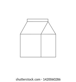 Drinks and beverages. Milk package. 