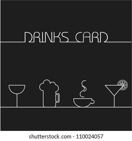 Drinks card