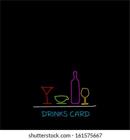 Drinks card