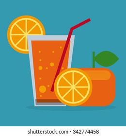 Drinks concept with glasses icons design, vector illustration 10 eps graphic