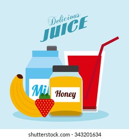 Drinks concept with glasses icons design, vector illustration 10 eps graphic