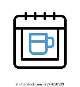 Drinks Day icon vector stock illustration