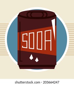Drinks design over beige background, vector illustration