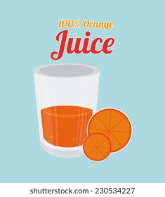 Drinks design over blue background,vector illustration