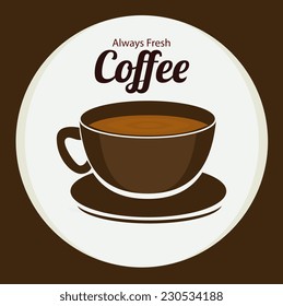 Drinks design over brown background,vector illustration