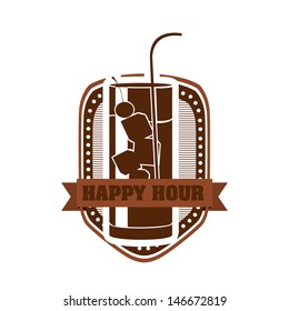 drinks design over white background vector illustration 