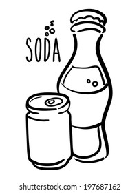 Drinks design over white background, vector illustration