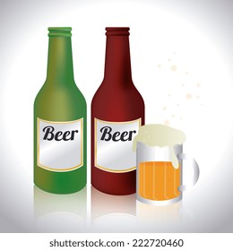 Drinks design over white background,vector illustration