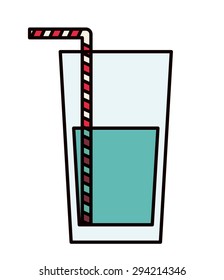 Drinks digital design, vector illustration eps 10