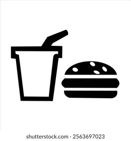 drinks and food bread vector logo design