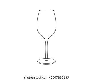 Drinks glass design and art vector illustration 