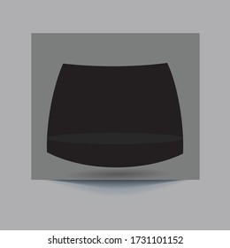 drinks glass. Vector image of the champagne glasses icon. 